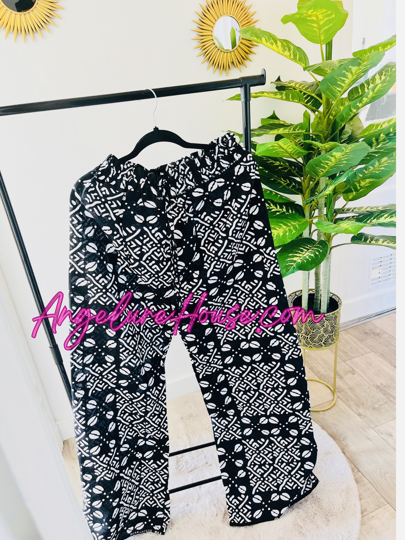 Pantalon Wax Tendance- Taille ajustable coupe large – Image 2