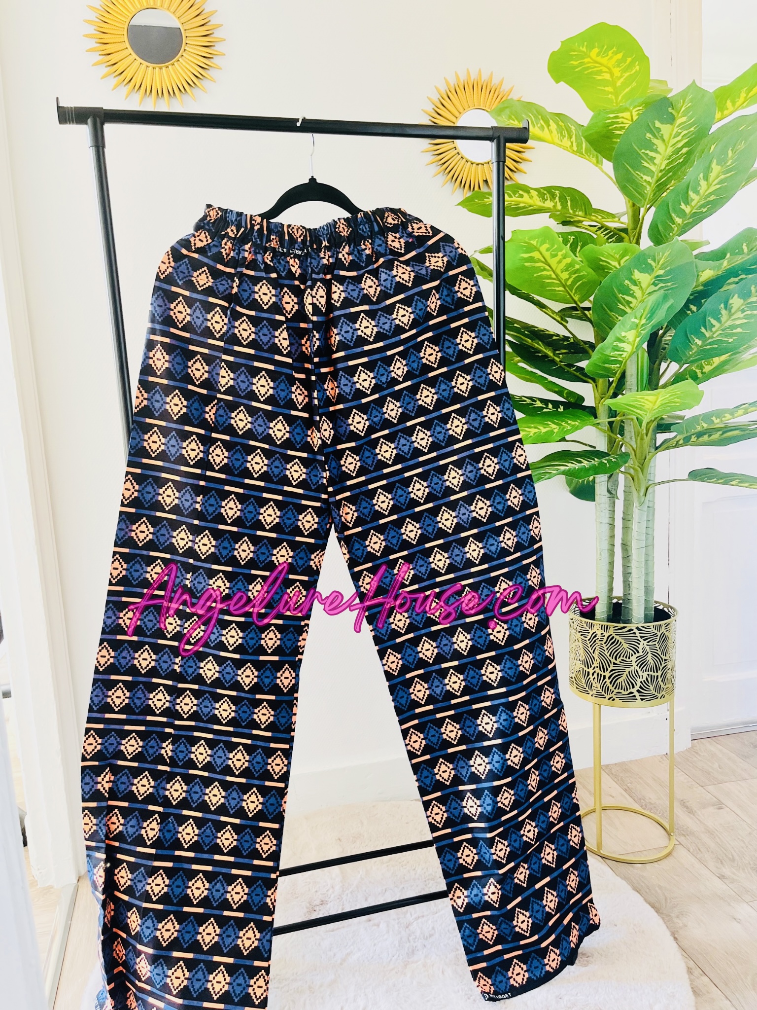 Pantalon Wax Tendance- Taille ajustable coupe large – Image 3
