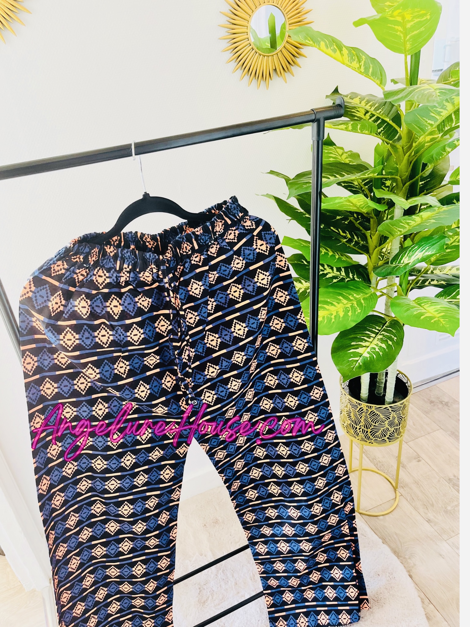 Pantalon Wax Tendance- Taille ajustable coupe large – Image 2