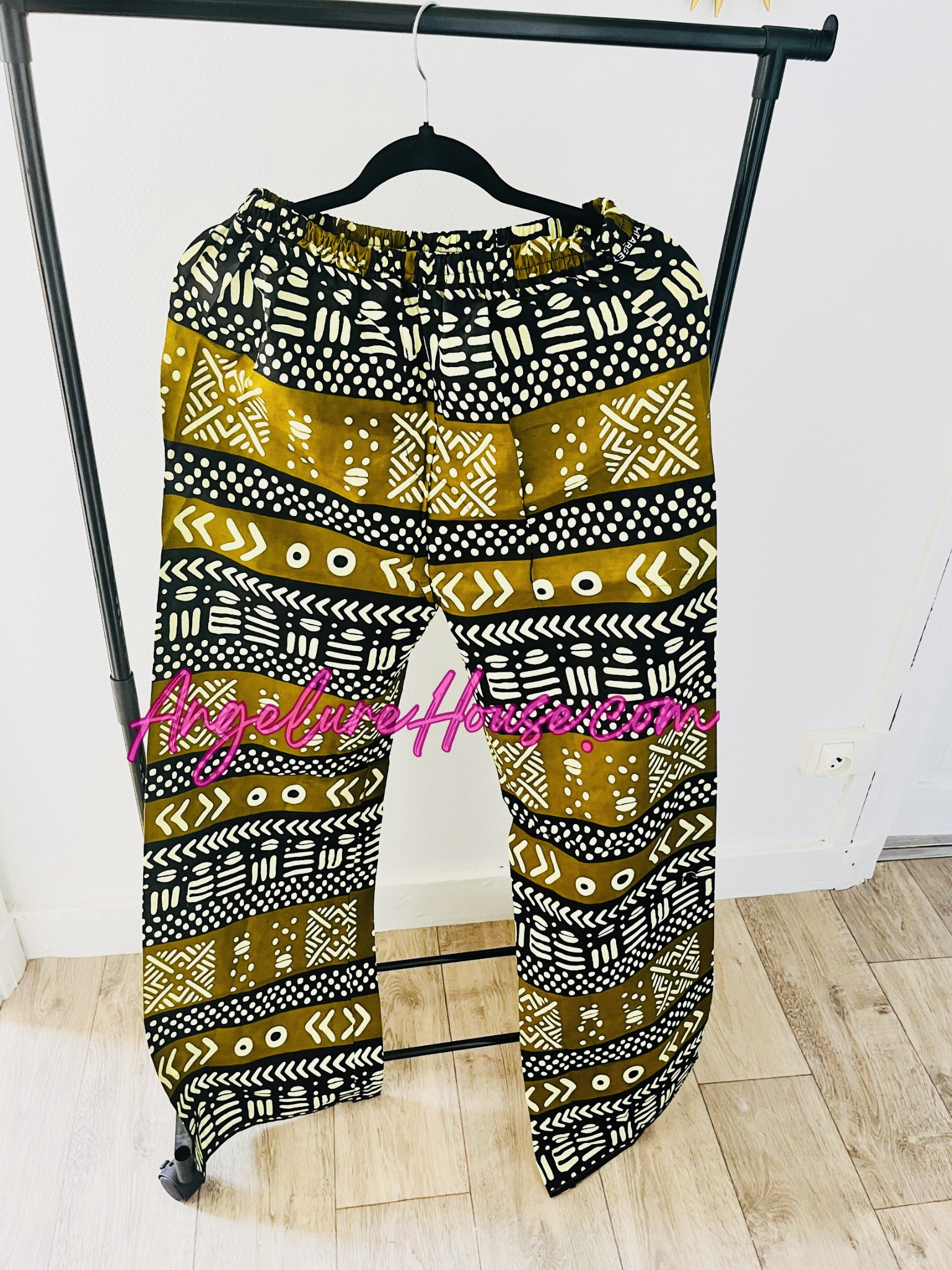 Pantalon en Wax - Taille ajustable - coupe Large – Image 3