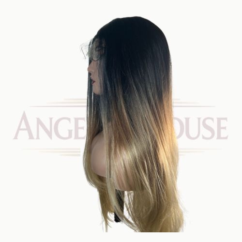 NINA – Perruque synthétique lisse 30 pouces | HD lace 13x6 – 250 % – Image 4