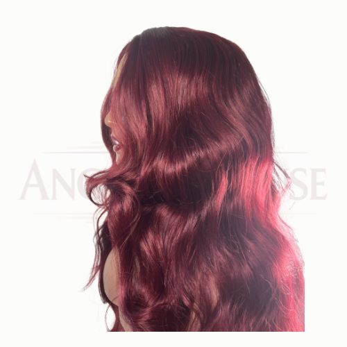 VICTORIA – Perruque synthétique ondulée 28 pouces | HD lace 13x6 – 250 % – Image 2