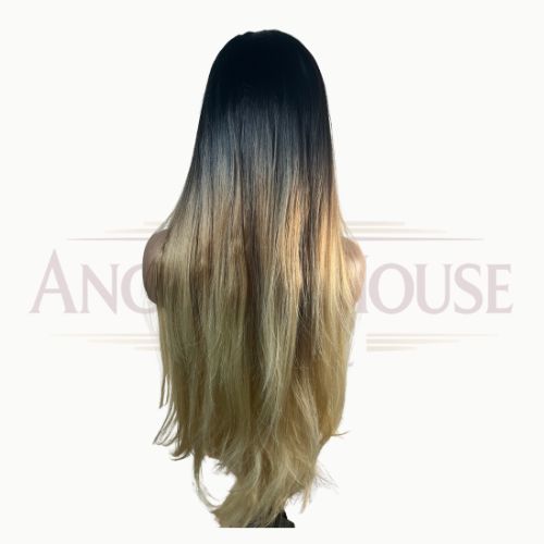 NINA – Perruque synthétique lisse 30 pouces | HD lace 13x6 – 250 % – Image 3