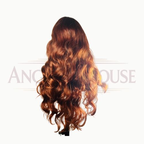 CLARISSE – Perruque synthétique ondulée 26 pouces | HD lace 13x6 – 250 % – Image 5