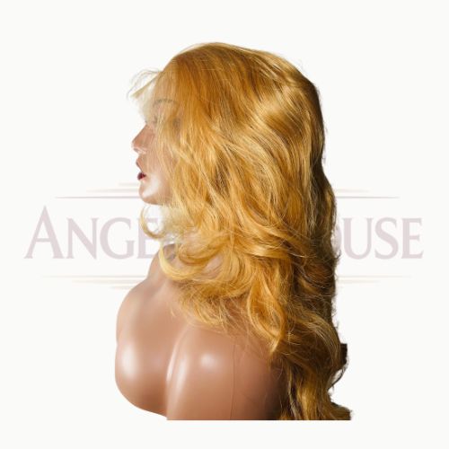 SOPHIA – Perruque synthétique ondulée 26 pouces | HD lace 13x6 – 250 % – Image 3