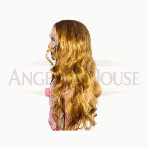 LUMINA: Perruque synthétique ondulée 26 pouces | HD lace 13x6 – Premium – Image 2