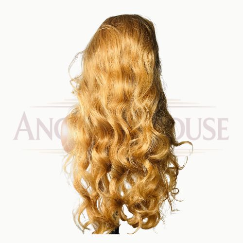 SOPHIA – Perruque synthétique ondulée 26 pouces | HD lace 13x6 – 250 % – Image 4