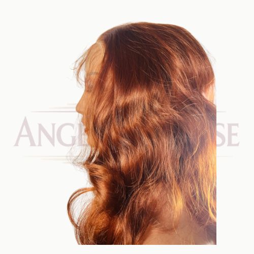 CLARISSE – Perruque synthétique ondulée 26 pouces | HD lace 13x6 – 250 % – Image 6