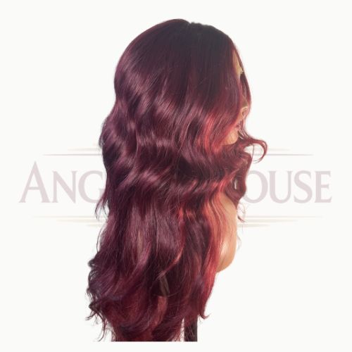 VICTORIA – Perruque synthétique ondulée 28 pouces | HD lace 13x6 – 250 % – Image 3